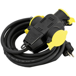 GRENUTTAG 3-VÄGS 0,5M KABEL