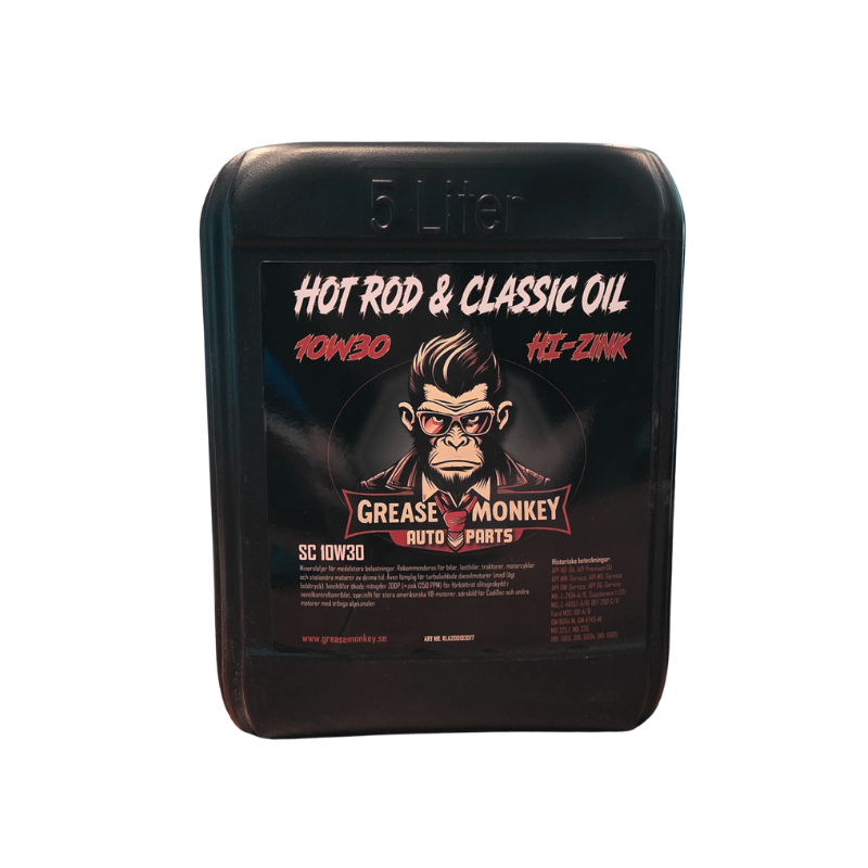 Grease Monkey 10W-30 Hot Rod & Classic motorolja Zink